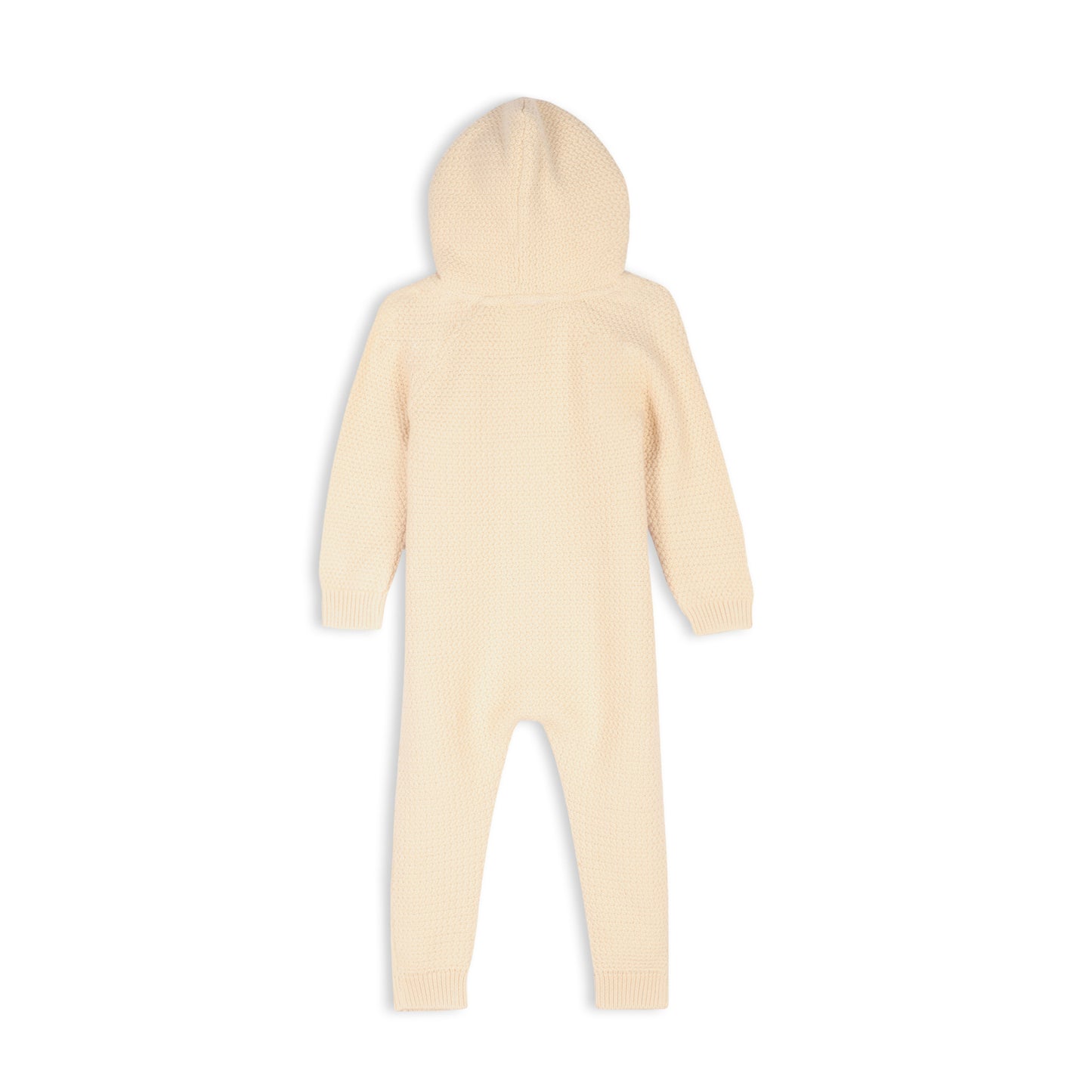 Ivory Cloud Hooded Knit Growsuit
