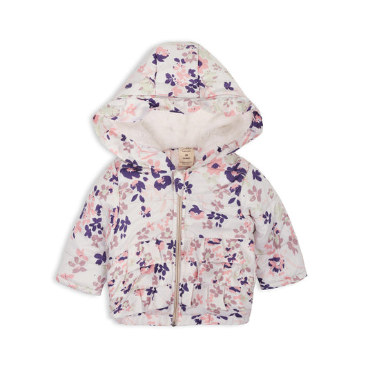 Floral Hooded Jacket