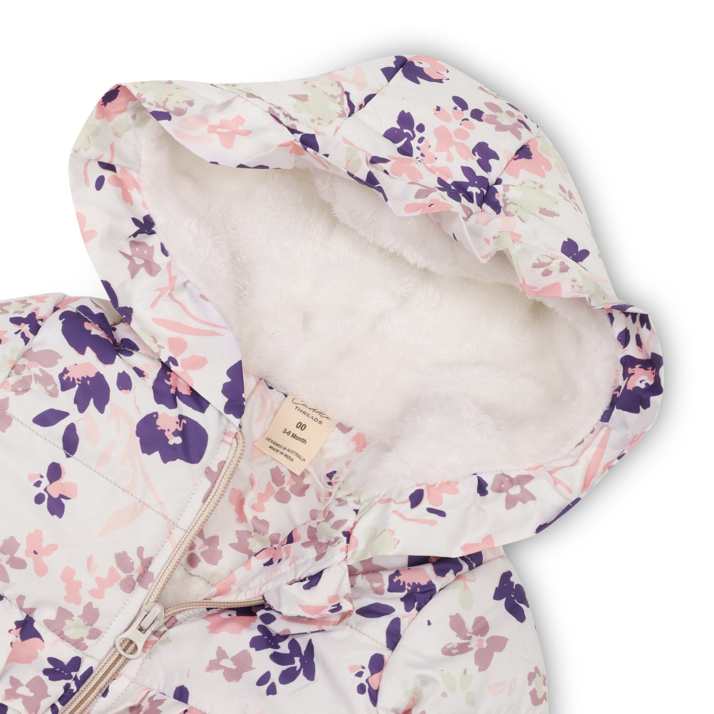 Floral Hooded Jacket