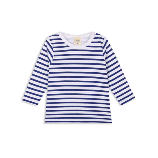 Blue Stripes Cotton Tee