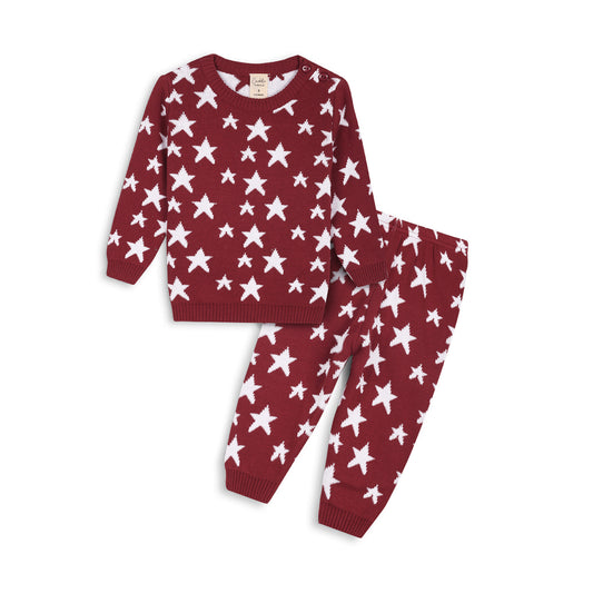 Red Starry Matching Set