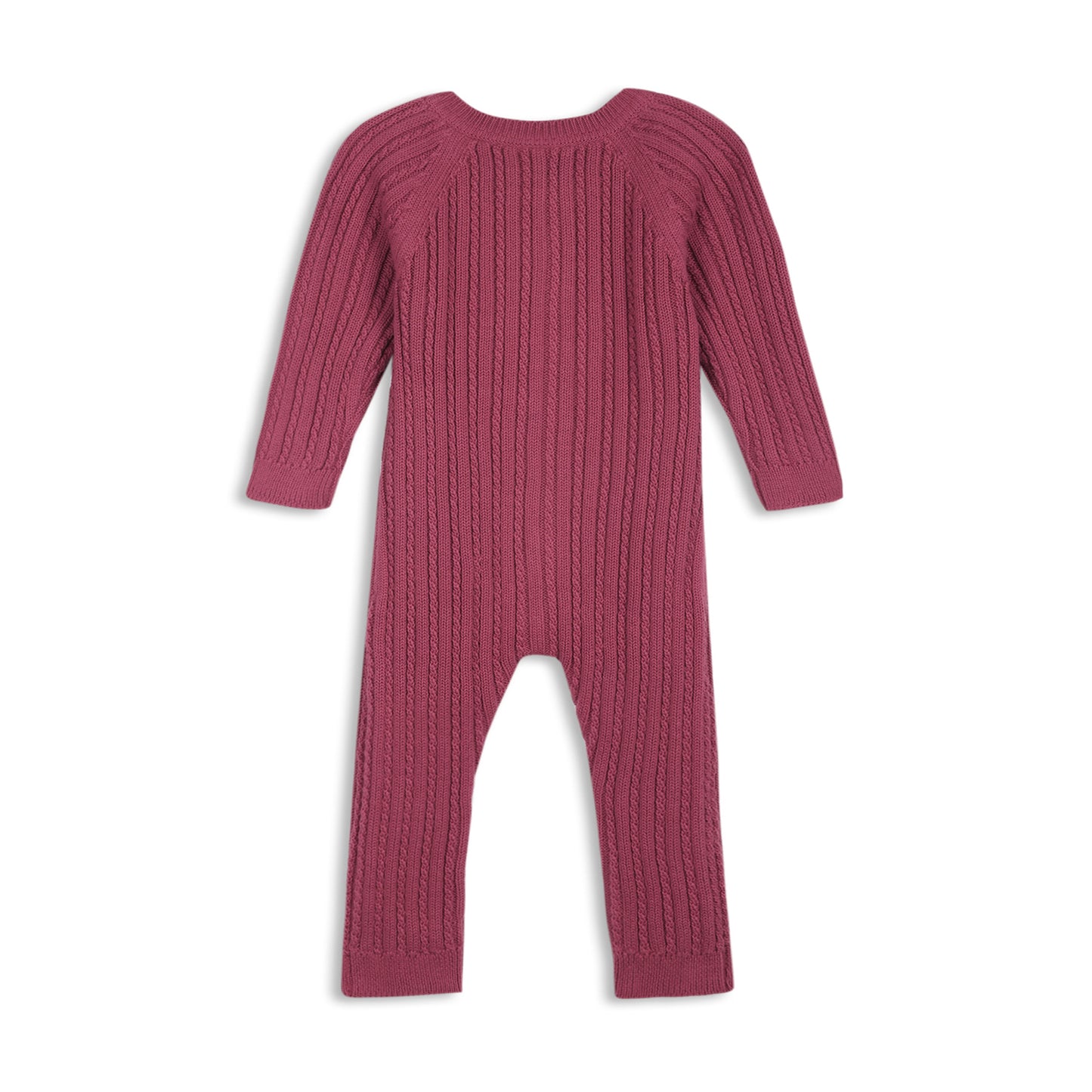 Cherry Red Knit Growsuit
