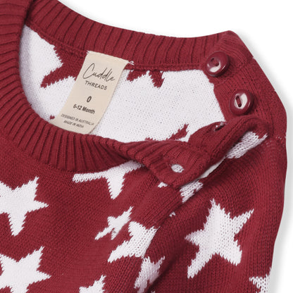 Red Starry Matching Set