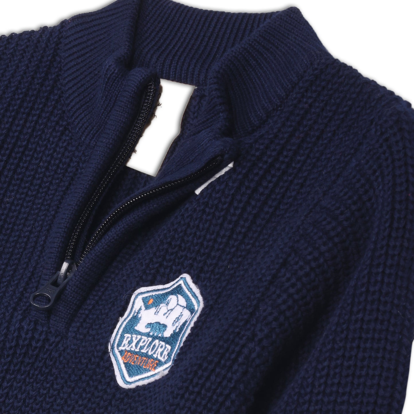 Navy Zip-Up Jumper