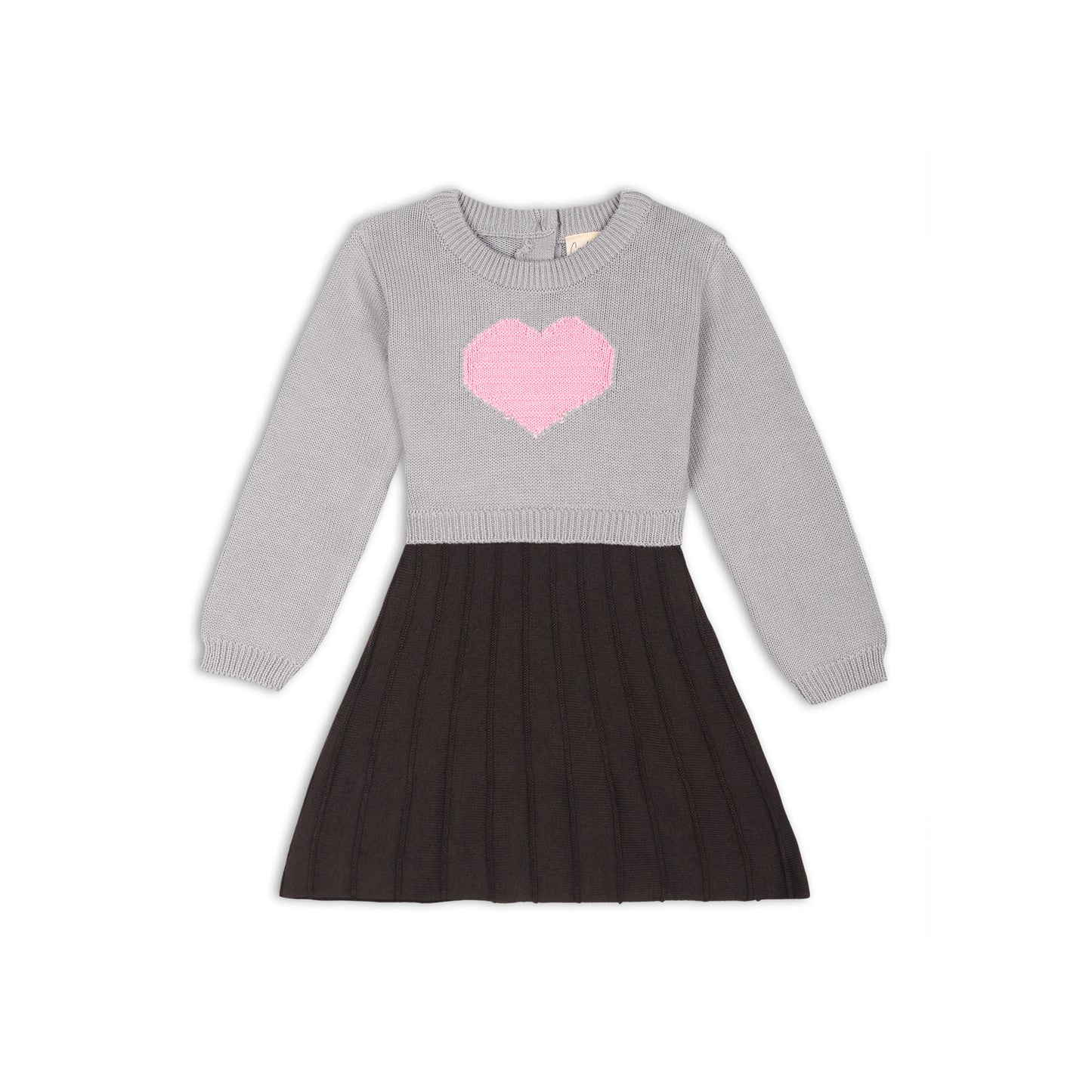Pink Love Knitted Winter Dress