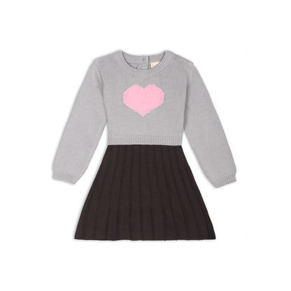 Pink Love Knitted Winter Dress