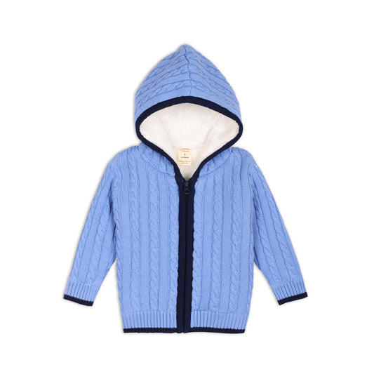 Polar Pup Faux Fur Lined Cardigan