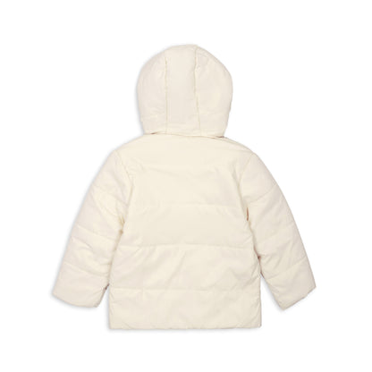 Cream Sherpa Lined Jacket