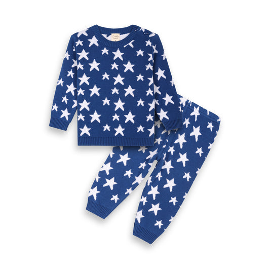 Blue Starry Matching Set